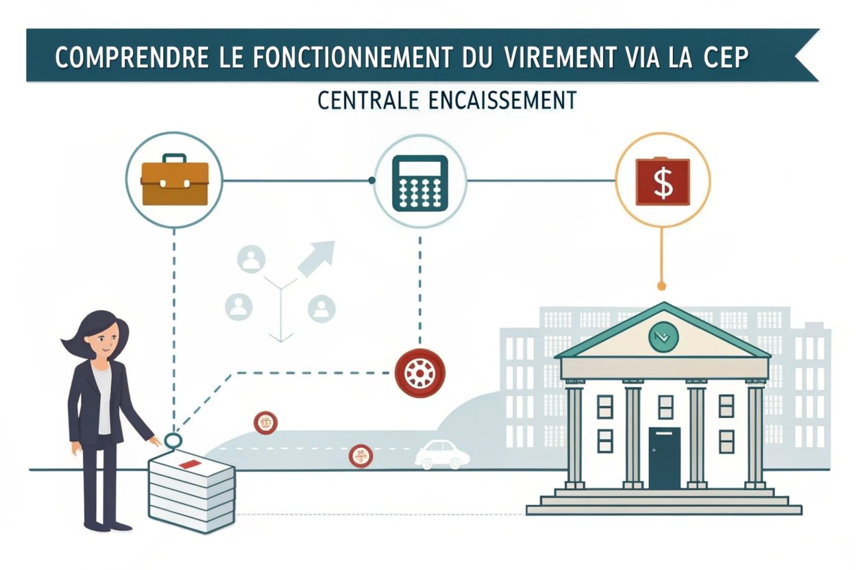Comprendre le fonctionnement du virement via la CEP Centrale Encaissement