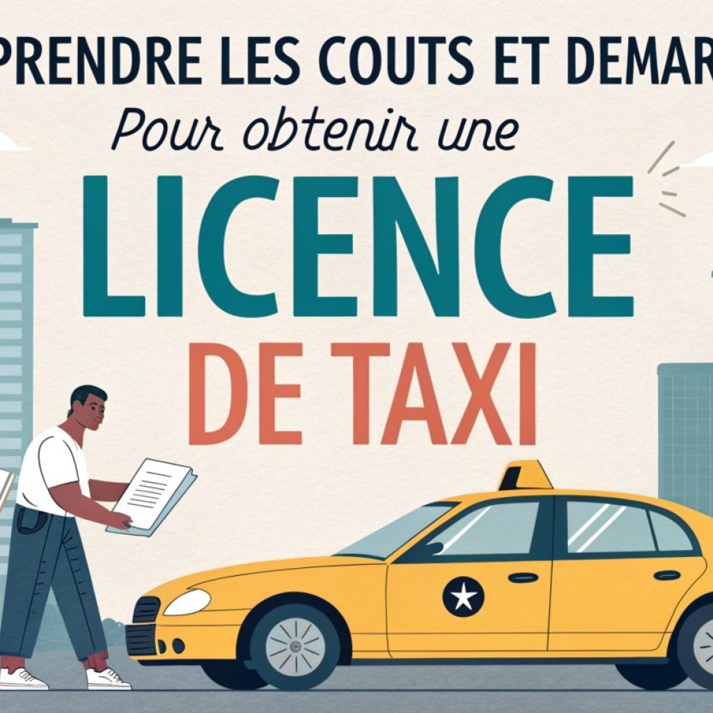 Comprendre les coûts et démarches pour obtenir une licence de taxi