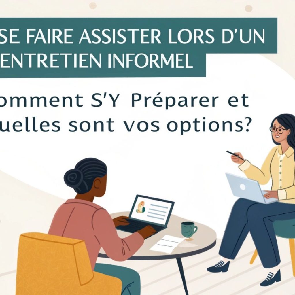 Se faire assister lors d’un entretien informel : Comment s’y préparer et quelles sont vos options ?