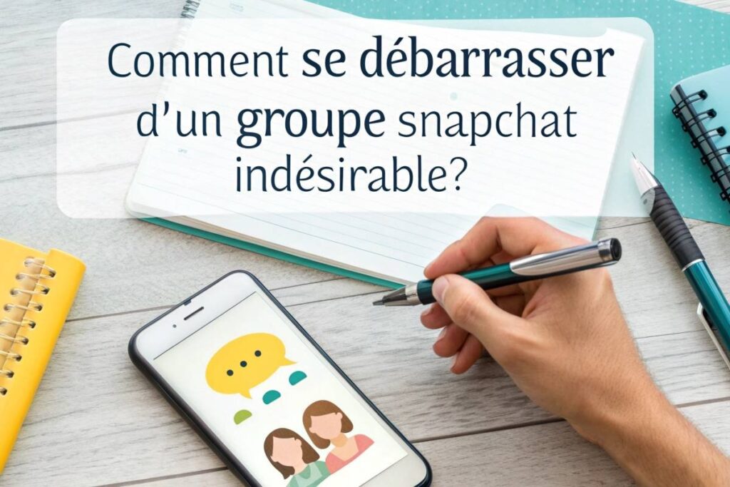 Comment se débarrasser d’un groupe Snapchat indésirable ?