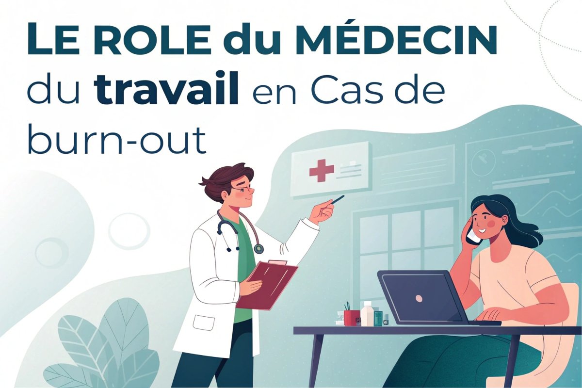 Le rôle du médecin du travail en cas de burn-out