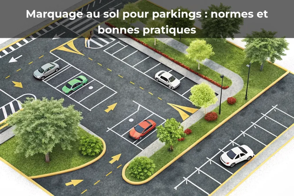 Marquage au sol pour parkings : normes et bonnes pratiques