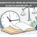 Comprendre les délais de prévenance durant la période d’essai