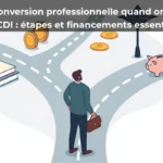 Reconversion professionnelle quand on est en CDI : étapes et financements essentiels