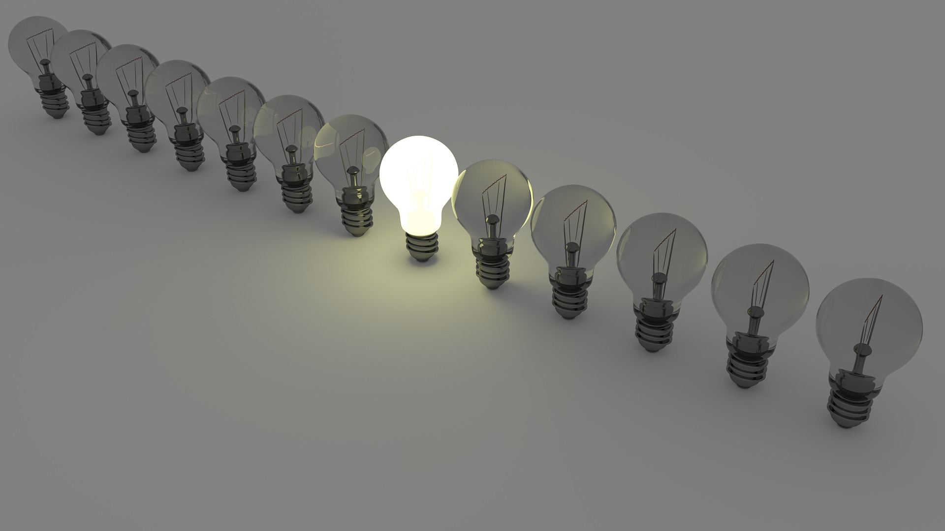 trouver une idée business - ampoules